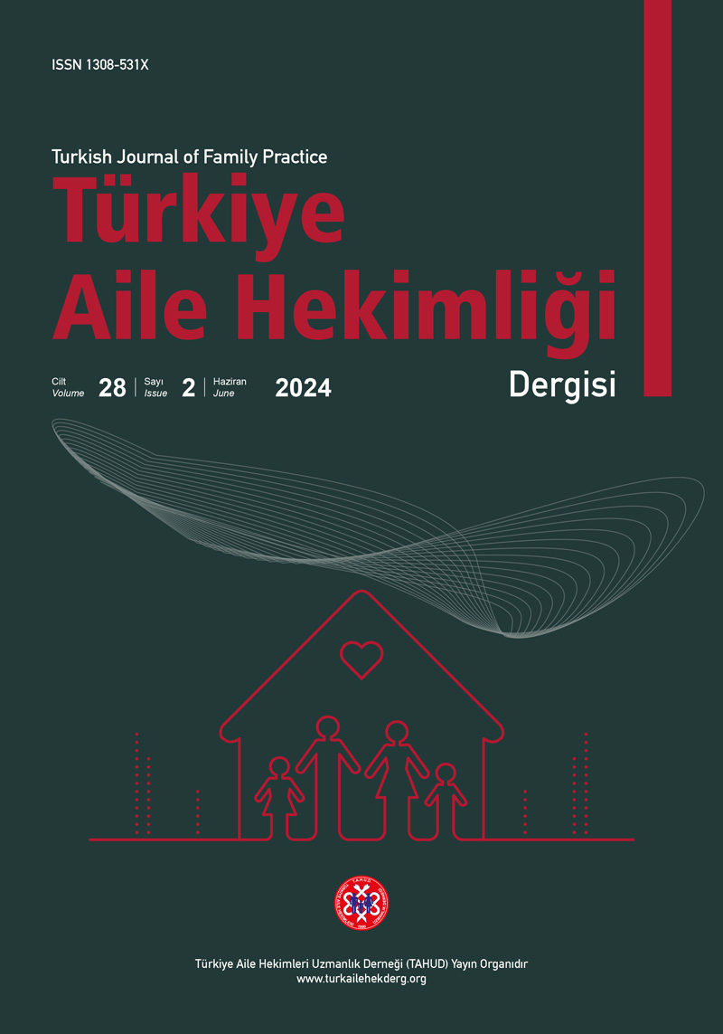 Turkish Journal of Family Practice 2024 Volume 28 Issue 2 Cover